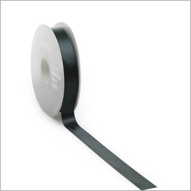Double faced satin - dark green