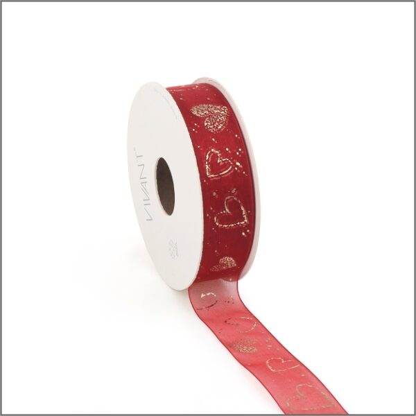 Organza ribbon - Amoré - 25mm x 20 meters