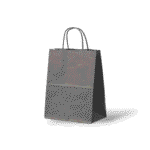 Papieren Tas (S) – Antraciet / Donker Grijs – 50 Stuks