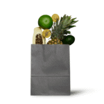 Papieren Tas (S) – Antraciet / Donker Grijs – 50 Stuks - Afbeelding 2