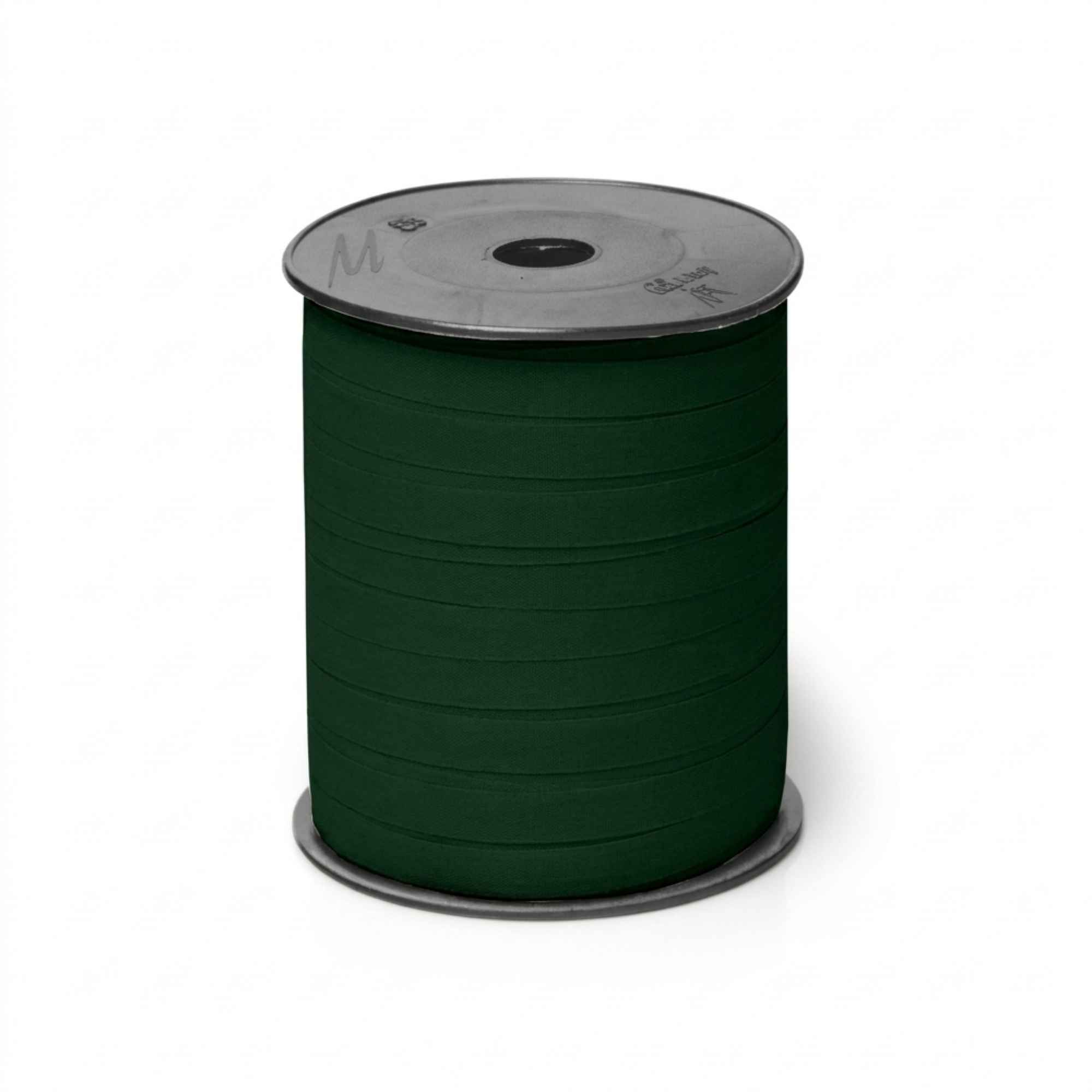 Paperlook krullint - 10 mm x 250 meter - donkergroen