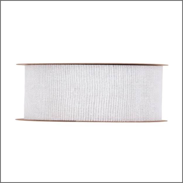 Katoen band 4,5 cm x 20 meter - wit
