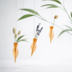 Mini-Vasen – Glas – Orange – 6 Stück – Bild 2