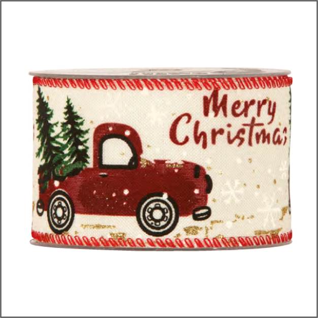 Dekobander-xmas car - 10 meter