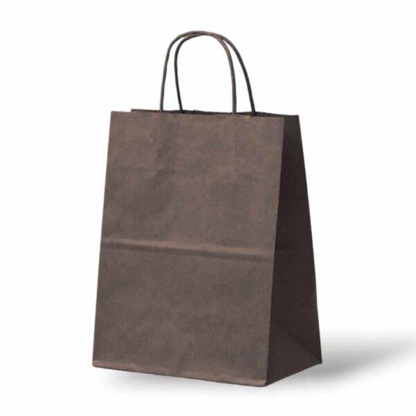 Papieren Tas (L) - Chocolade Bruin