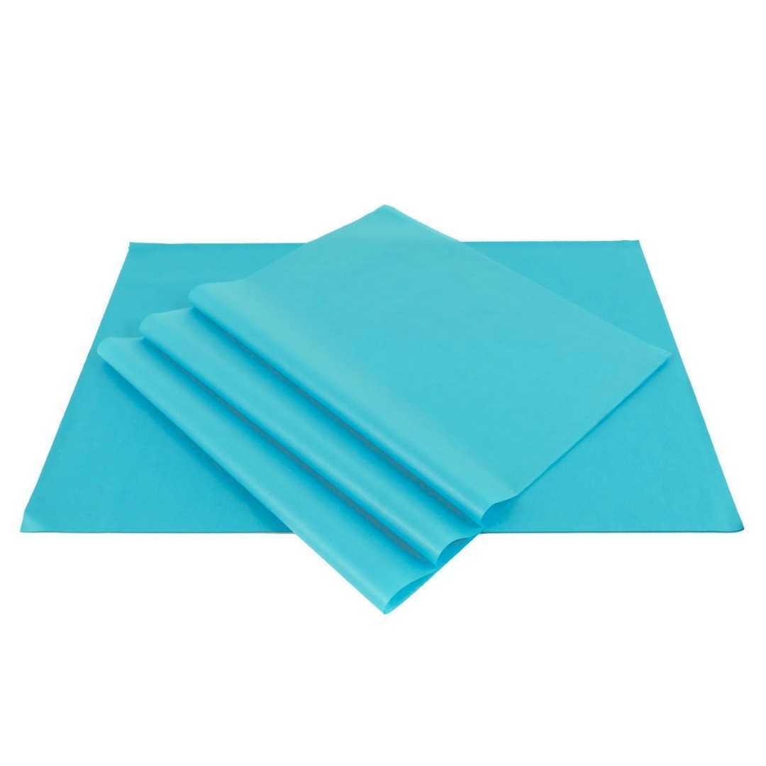Zijdevloei - 240 vel - 50x70cm - turquoise