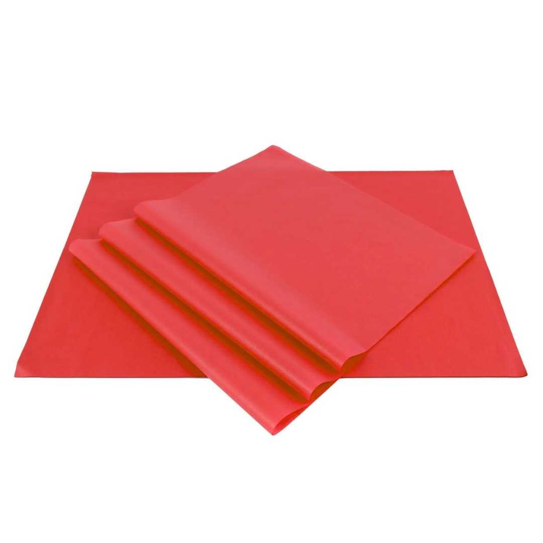 Zijdevloei - 240 vel - 50x70cm - rood