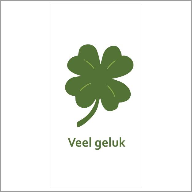 cadeau kaartjes - 20 stuks - veel geluk
