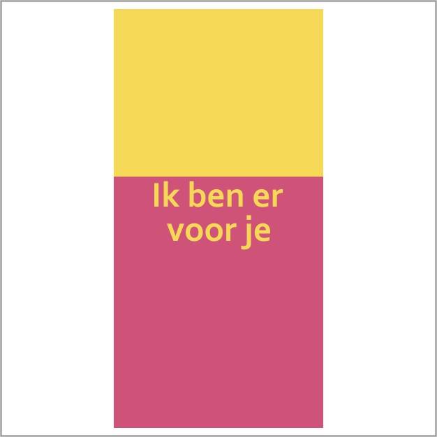 cadeau kaartjes - 20 stuks - Ik ben er voor je