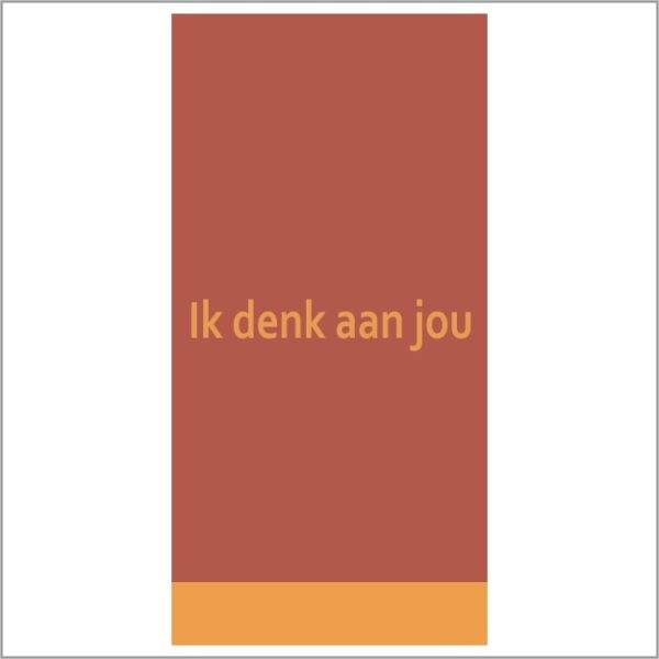 cadeau kaartjes - 20 stuks - Ik denk aan jou