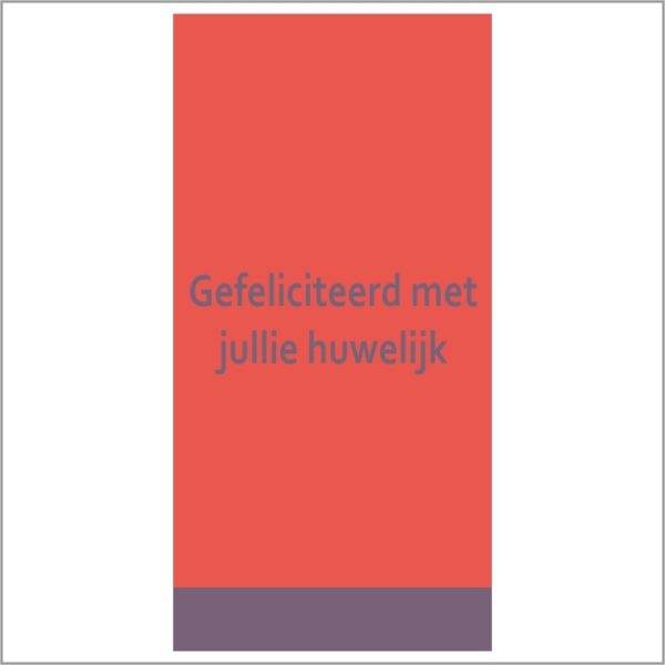 cadeau kaartjes - 20 stuks - Gefeliciteerd met jullie huwelijk