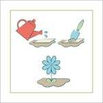 cadeau tasjes met zaadjes - Green Greets 140 x 200 mm - Afbeelding 2