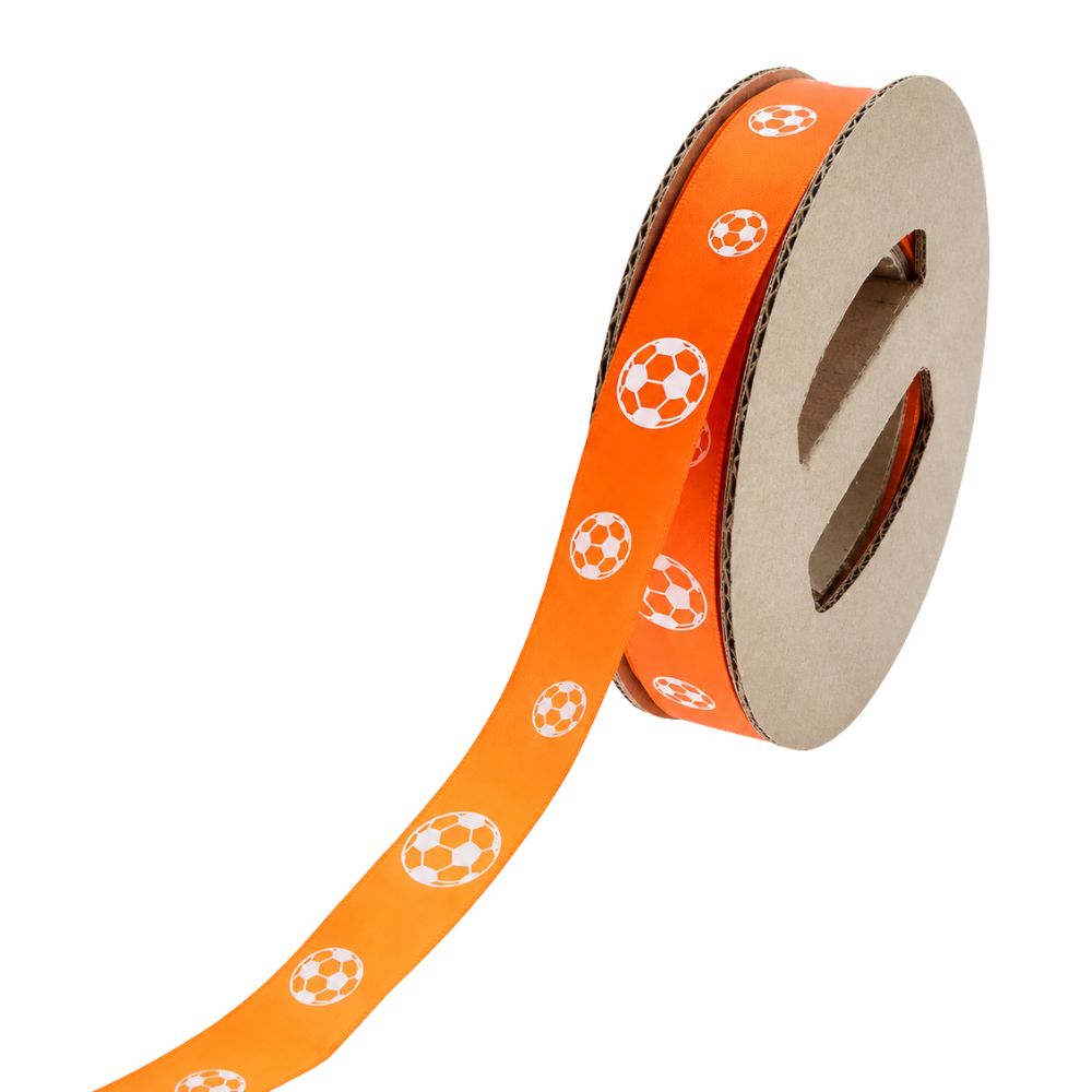 Farbband Fußball - 15mm x 25 Meter