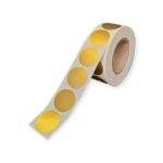 Etiketten - Rund 25mm - matt gold - 1000 Stück. – Bild 2