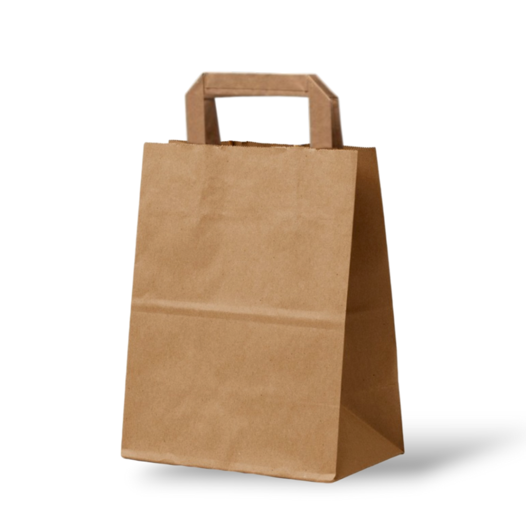 Paper Bag (26+17x26) - brown / Kraft - OUTLET - 250