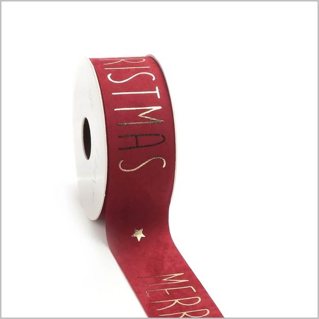 Dekobander – Velvet – Christmas – 40mm
