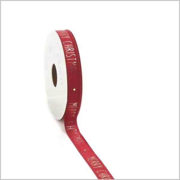 Dekobander – Velvet –  Christmas - 15mm