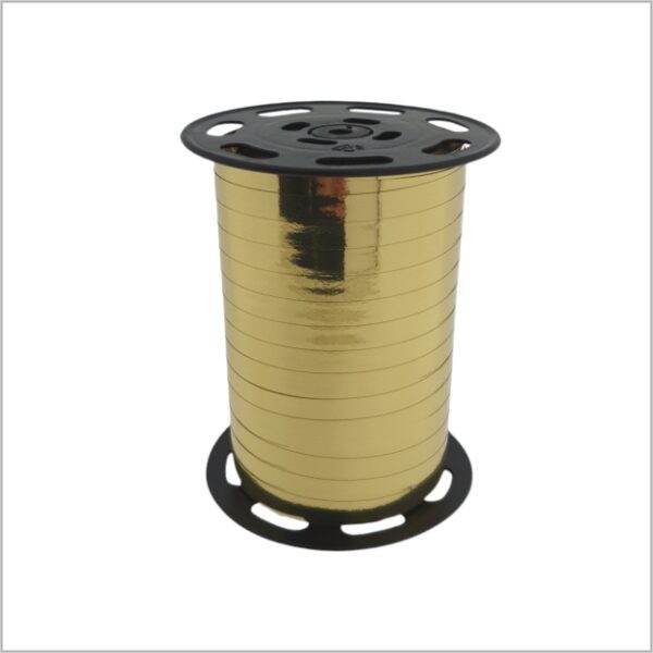 Curling ribbon - metallic 7 mm x 250 meters - gold