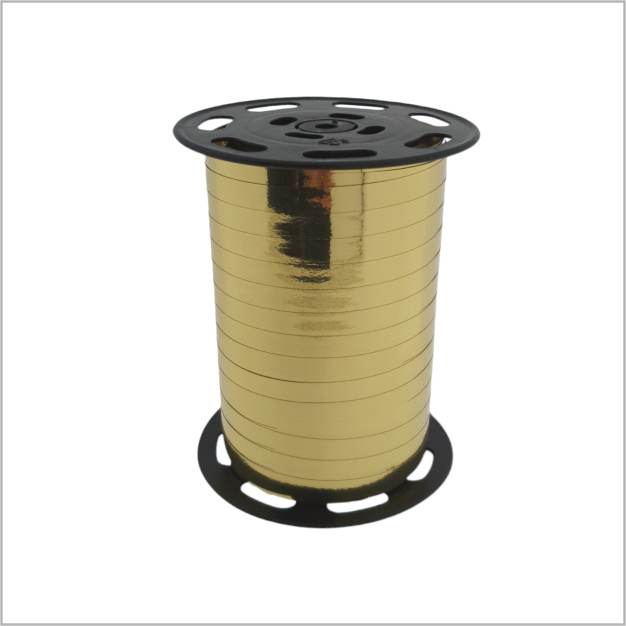 Curling ribbon - metallic 7 mm x 250 meters - gold