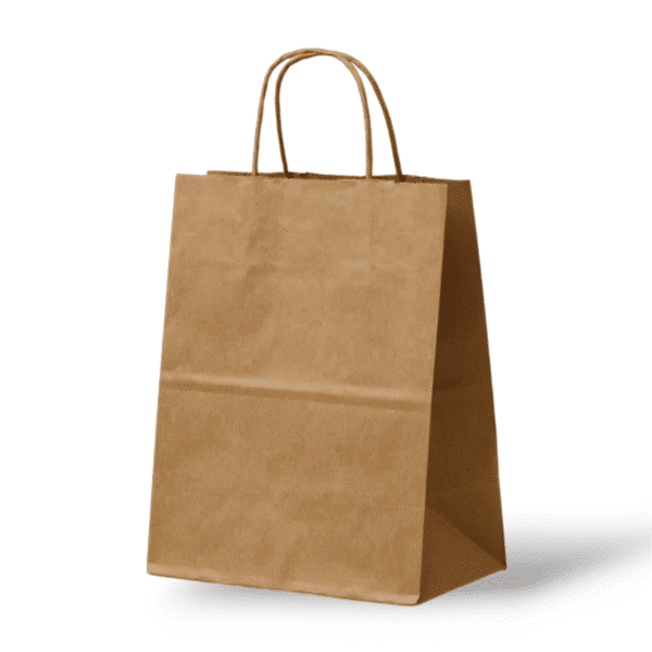 Papieren Tas (L) - Bruin Kraft