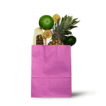 Papieren Tas (S) - Pink / Roze - 50 Stuks - Afbeelding 2