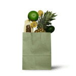 Papieren Tas (S) - Olijf Groen - 50 Stuks - Afbeelding 2