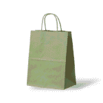 Paper Bag (M) - Olive Green - 50 Pieces