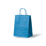Papieren Tas (S) – Turquoise / Licht Blauw – 50 Stuks