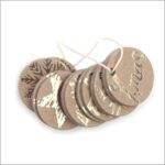 Deluxe Tags - zwart/goud - merry christmas - 96 stuks - Afbeelding 2