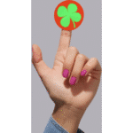 Etiketten - vierblättriges Kleeblatt - 250 Stück – Bild 4