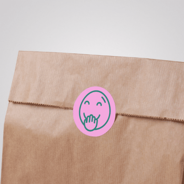 Etiketten - Blanco Smiley - 250 Stuks