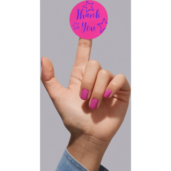 Etiketten - Thank You - 250 Stuks