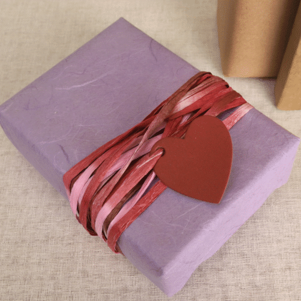Label - harten kraft / rood - 60 Stuks