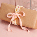 Farbband - Hellrosa - Koralle- 50m x 10mm - Elastisch – Bild 2