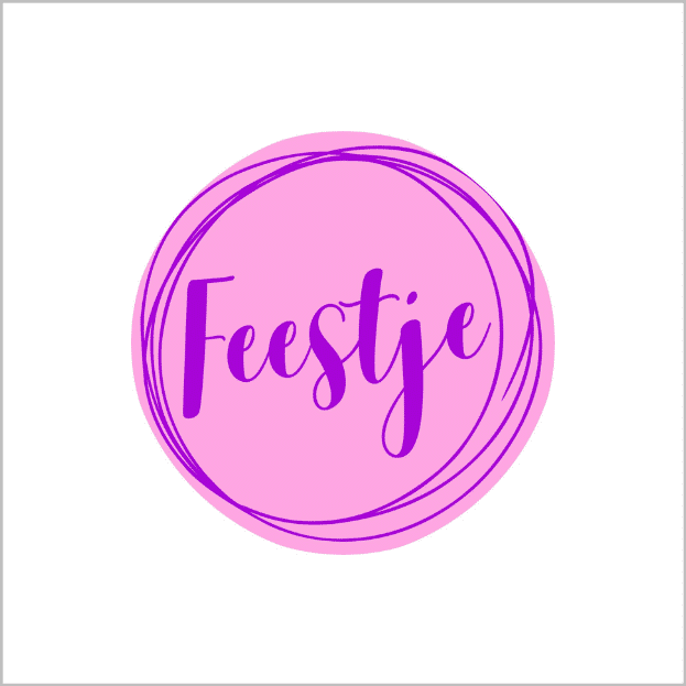 Etiketten – Feestje – 250 Stuks