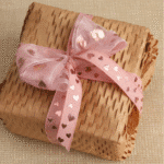 Lint - rosé harten - roze - Afbeelding 3