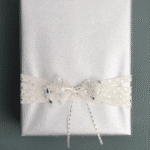 Ribbon - Silver Hearts - White - 15m x 12mm - Image 3