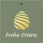 Cadeaukaartje – “Frohe Ostern” – 20 Stuks