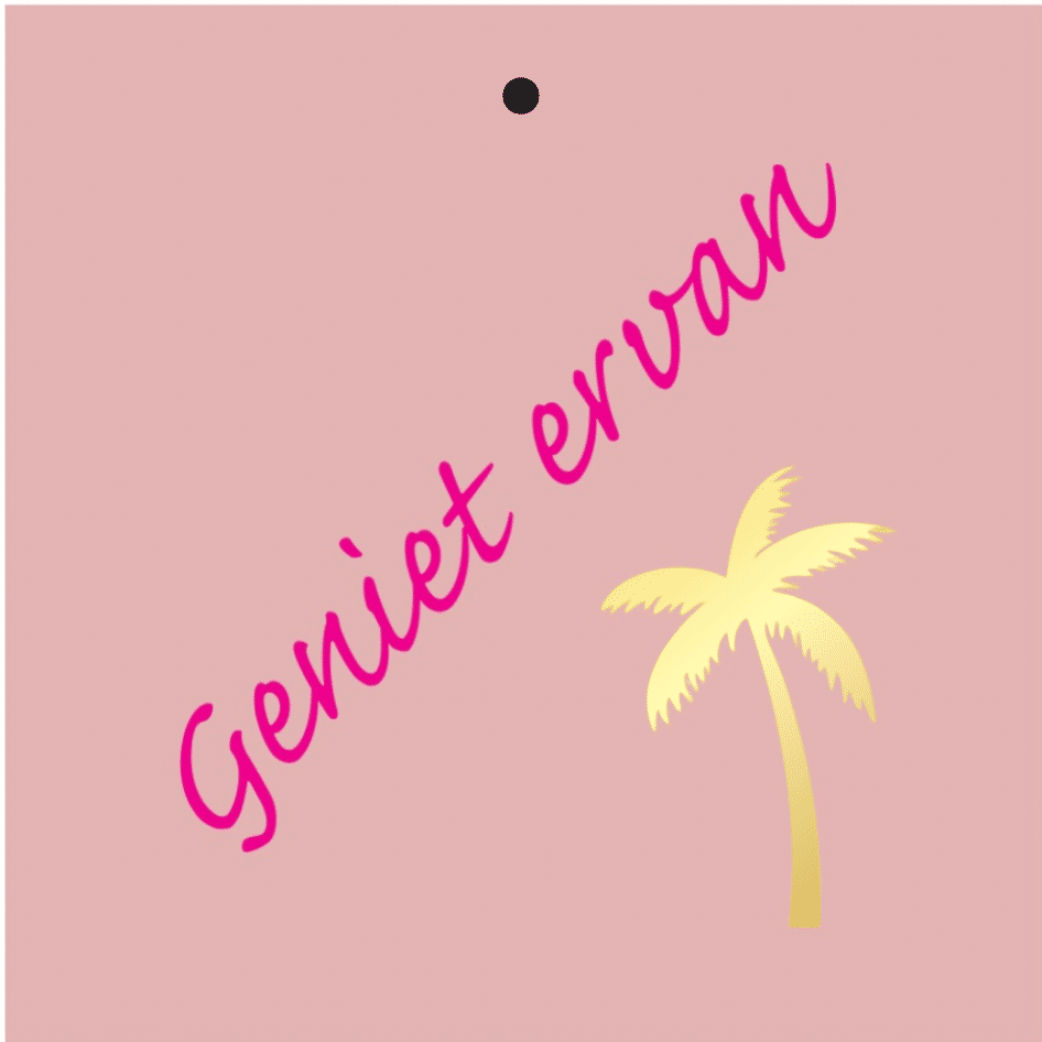 Cadeaukaartje – “Geniet ervan” – 20 Stuks