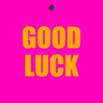 Cadeaukaartje – “Good Luck” – 20 Stuks – Neon