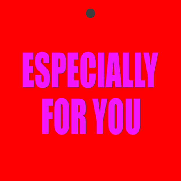 Cadeaukaartje – “Especially for you” – 20 Stuks – Neon