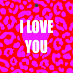 Cadeaukaartje – “I love you” – 20 Stuks – Neon