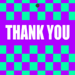 Cadeaukaartje – “Thank you” – 20 Stuks – Neon