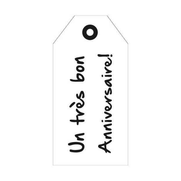 Carte Cadeau –  ”Un très bon Anniversaire!” – 20 Pièces – Rétro
