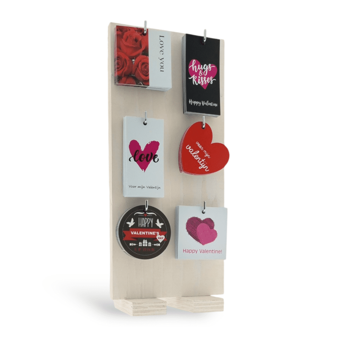 Display Valentijn – 6 haaks – 120 kaartjes