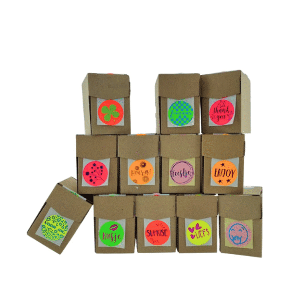 Etiketten - Blanco Smiley - 250 Stuks