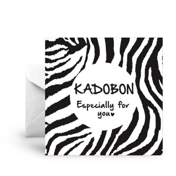Kadobon - Zebra - 25 Stuks