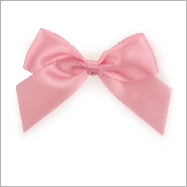 Fliege Satin - Mit Clip - 8 x 6cm 50 Stück - Pink