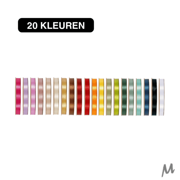 Satijn Lint Mint – 50m – / Double Satin Classic