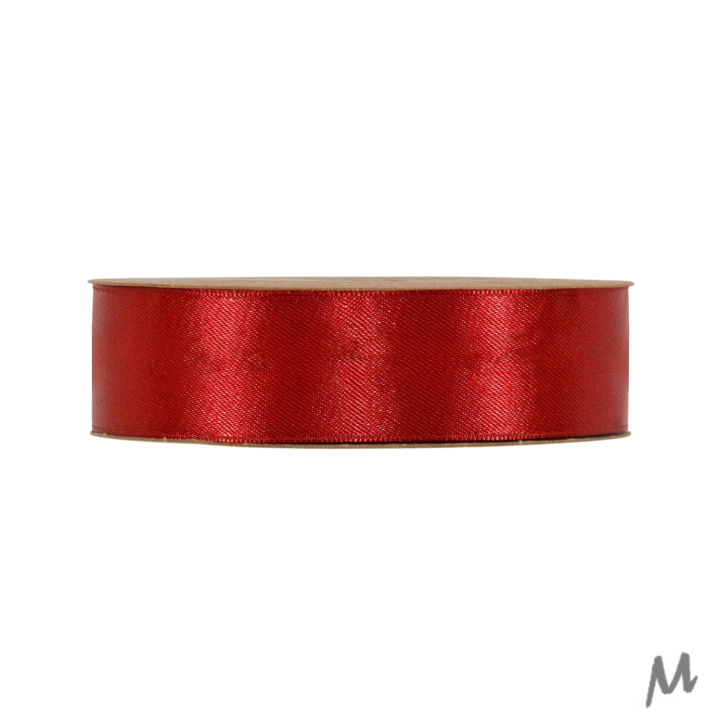 Satijn Lint Bordeaux Rood